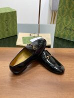 GG JORDAAN LOAFER GLOSSY BLACK LAMBSKIN - 图片 4