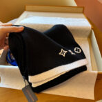 HEADLINE SCARF 200 CM IN BLACK WOOL 108956 - 图片 8