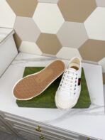 GG JULIO SNEAKER WITH WEB WHITE CANVAS - 图片 9