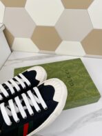 GG JULIO SNEAKER WITH WEB BLACK CANVAS - 图片 7