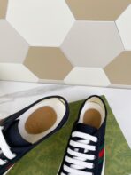 GG JULIO SNEAKER WITH WEB BLACK CANVAS - 图片 8