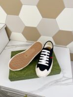 GG JULIO SNEAKER WITH WEB BLACK CANVAS - 图片 9