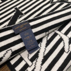GRAPHICAL 180 CM SCARF IN WHITE MIX BLACK CASHMERE 388201 - 图片 8