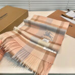 CLASSIC CHECK SCARF 180 CM IN COLORFUL CASHMERE 408963 - 图片 5