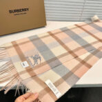 CLASSIC CHECK SCARF 180 CM IN COLORFUL CASHMERE 408963 - 图片 7