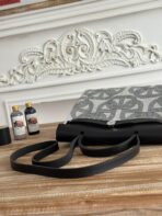 HERBAG ZIP 31 LAQUERED BAG IN OFF-WHITE MIX BLACK H PLUME CANVAS - 图片 9