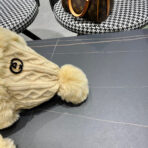 DEERSTALKER HAT IN COOKIE TAN WOOL AND FLEECE 434697 - 图片 6