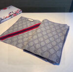 CLASSIC SCARF 180 CM IN DARK GRAY MONOGRAM CASHMERE 401994 - 图片 3