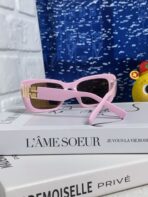 GLIMPSE SUNGLASSES 558345 IN PINK ACETATE GOLD EMBOSSED LOGO - 图片 8