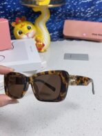 GLIMPSE SUNGLASSES 558347 IN HAVANA ACETATE GOLD EMBOSSED LOGO - 图片 2