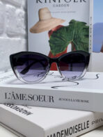 GLIMPSE SUNGLASSES 576813 IN BLACK AND CLEAR ACETATE - 图片 6