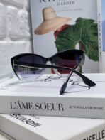 GLIMPSE SUNGLASSES 576813 IN BLACK AND CLEAR ACETATE - 图片 7