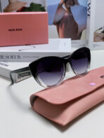 GLIMPSE SUNGLASSES 576813 IN BLACK AND CLEAR ACETATE - 图片 3