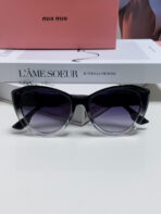 GLIMPSE SUNGLASSES 576813 IN BLACK AND CLEAR ACETATE - 图片 4