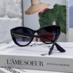 GLIMPSE SUNGLASSES 576816 IN BLACK ACETATE - 图片 5