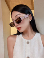 GLIMPSE SUNGLASSES 576817 IN PINK ACETATE - 图片 9