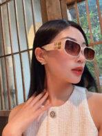 GLIMPSE SUNGLASSES 576819 IN WHITE ACETATE - 图片 9