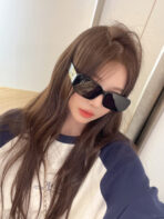 GLIMPSE SUNGLASSES 576821 IN BLACK ACETATE - 图片 9