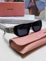 GLIMPSE SUNGLASSES 576821 IN BLACK ACETATE - 图片 8