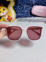 GLIMPSE SQUARE SUNGLASSES 554611 IN LIGHT PINK ACETATE - 图片 4