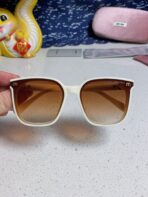 GLIMPSE SQUARE SUNGLASSES 554612 IN IVORY ACETATE - 图片 7