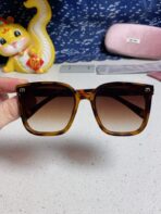 GLIMPSE SQUARE SUNGLASSES 554614 IN HAVANA ACETATE - 图片 5