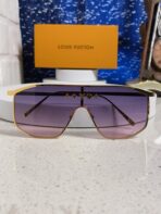 GOLDEN MASK SUNGLASSES 582731 IN GOLD METAL PURPLE SMOKE LENSES - 图片 8