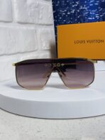 GOLDEN MASK SUNGLASSES 582732 IN GOLD METAL DARK GREY SMOKE LENSES - 图片 7