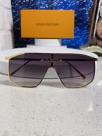 GOLDEN MASK SUNGLASSES 582734 IN GOLD METAL GREY SMOKE LENSES - 图片 3