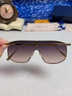 GOLDEN MASK SUNGLASSES 582732 IN GOLD METAL DARK GREY SMOKE LENSES - 图片 8