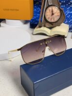GOLDEN MASK SUNGLASSES 582732 IN GOLD METAL DARK GREY SMOKE LENSES - 图片 4