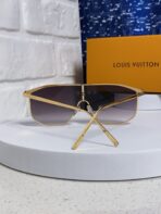 GOLDEN MASK SUNGLASSES 582734 IN GOLD METAL GREY SMOKE LENSES - 图片 5