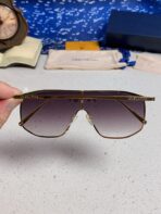 GOLDEN MASK SUNGLASSES 582734 IN GOLD METAL GREY SMOKE LENSES - 图片 6