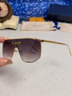 GOLDEN MASK SUNGLASSES 582734 IN GOLD METAL GREY SMOKE LENSES - 图片 9