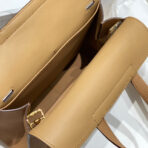 HALZAN 25 HANDLE BAG IN TORTILLA BROWN GRAINED CALFSKIN - 图片 2