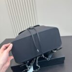 CLASP BACKPACK 31 IN BLACK RE-NYLON SILVER HARDWARE - 图片 3