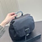 CLASP BACKPACK 31 IN BLACK RE-NYLON SILVER HARDWARE - 图片 4