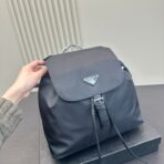 CLASP BACKPACK 31 IN BLACK RE-NYLON SILVER HARDWARE - 图片 5
