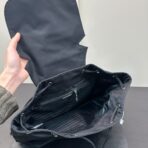 CLASP BACKPACK 31 IN BLACK RE-NYLON SILVER HARDWARE - 图片 7