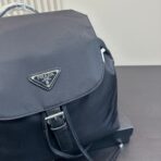 CLASP BACKPACK 31 IN BLACK RE-NYLON SILVER HARDWARE - 图片 8