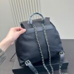 CLASP BACKPACK 31 IN BLACK RE-NYLON SILVER HARDWARE - 图片 9