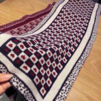 CLASSIC SCARF 180 CM IN COLORFUL WOOL 418256 - 图片 8