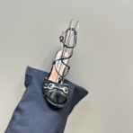 CRYSTAL HORSEBIT STRAPPY SANDAL 10.5CM IN BLACK PATENT LEATHER - 图片 9