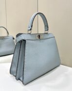 PEEKABOO ISEEU 33 IN BABY BLUE GRAINED CALFSKIN SILVER HARDWARE - 图片 8