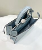 PEEKABOO ISEEU 33 IN BABY BLUE GRAINED CALFSKIN SILVER HARDWARE - 图片 7