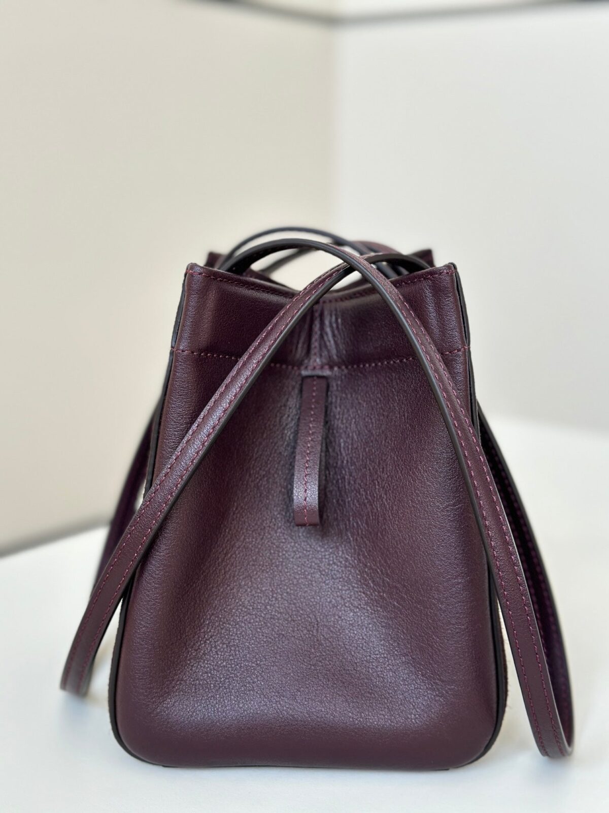 ORIGAMI MINI 19 IN WINE RED LAMBSKIN AND SUEDE - 图片 3