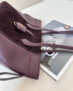 ORIGAMI MINI 19 IN WINE RED LAMBSKIN AND SUEDE - 图片 4