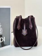 ORIGAMI MINI 19 IN WINE RED LAMBSKIN AND SUEDE - 图片 8