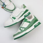 Louis Vuitton LV Trainer rhinestone sneakers with original perfect last shape. - 图片 6