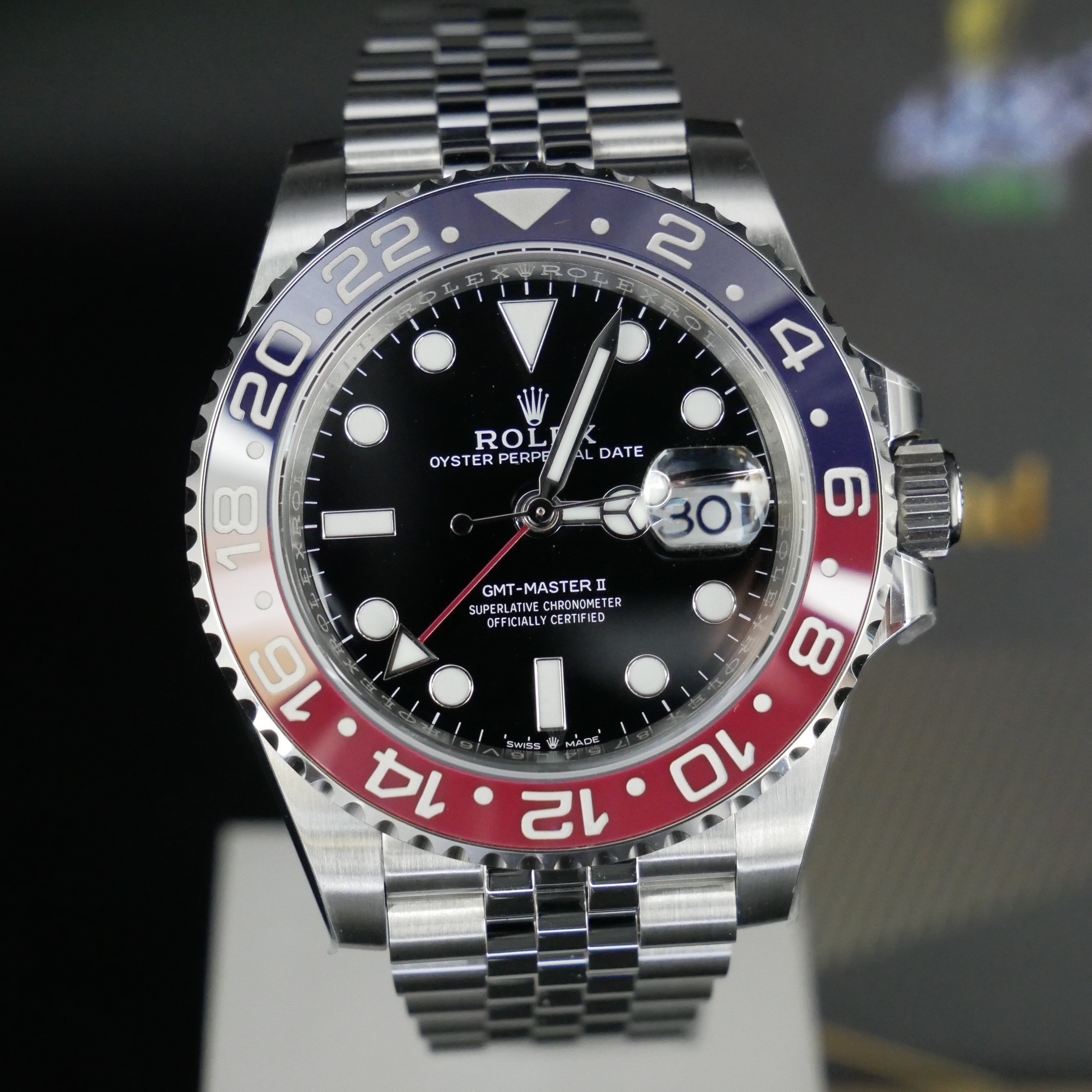 imgi_21_13e69787fd28fce517a1e6fd585099fd GMT-Master ll 可樂藍紅圈五珠\三板可訂製 - 图片 1